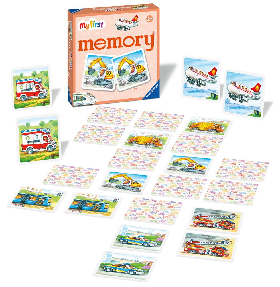 24 Karten Ravensburger Kinderspiel Legekartenspiel My first memory Fahrzeuge 20878