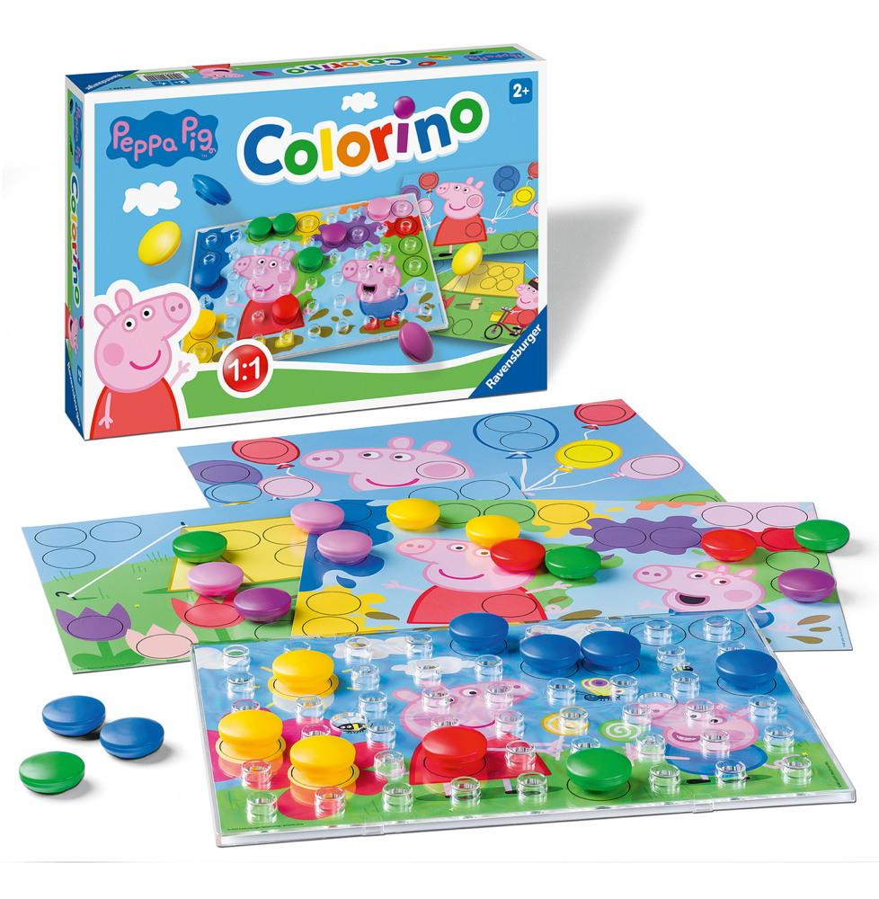 Ravensburger Kinderspiel Farbzuordnungsspiel Peppa Pig Colorino 20892