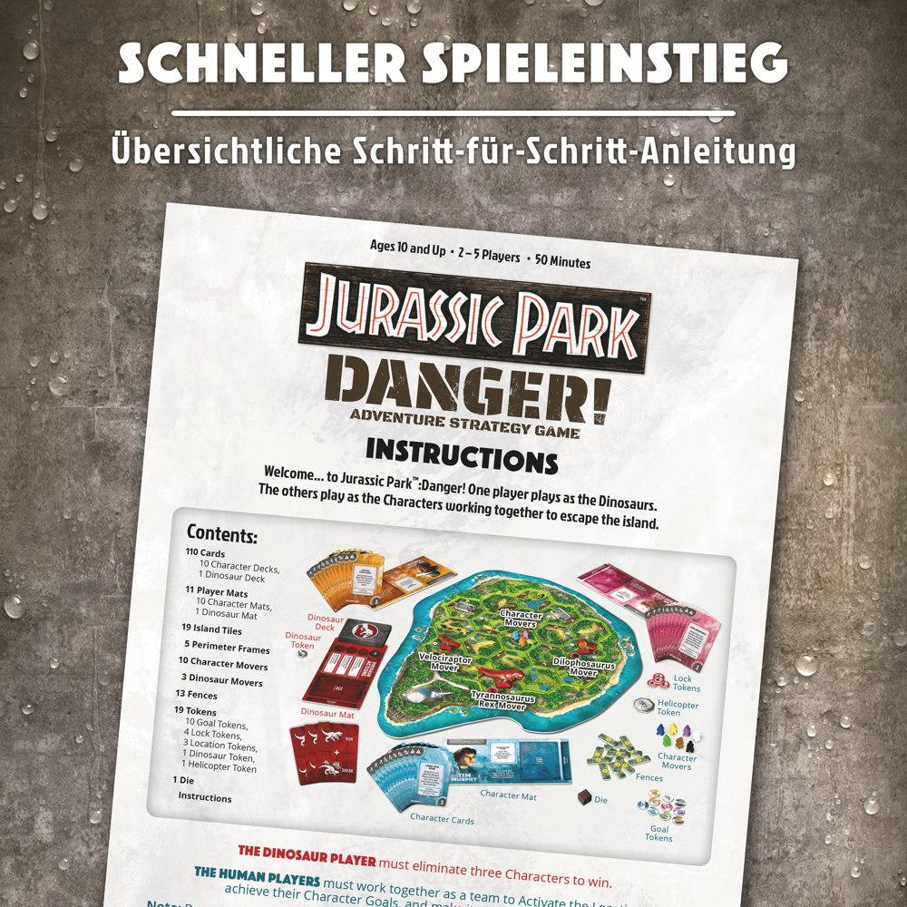 Ravensburger Familienspiel Strategiespiel Jurassic Park Danger! 20965