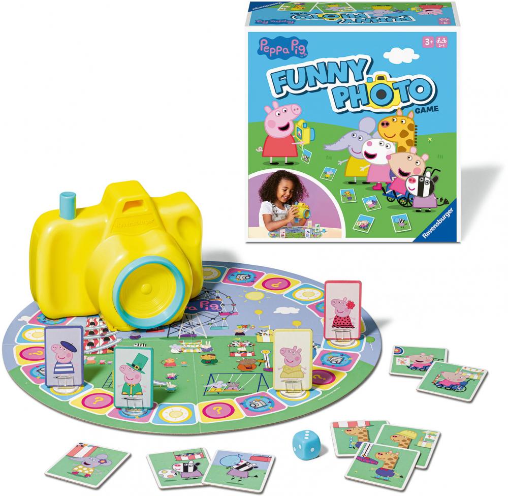 Ravensburger Kinderspiel Wettlaufspiel Peppa Pig Funny Foto Game 20982