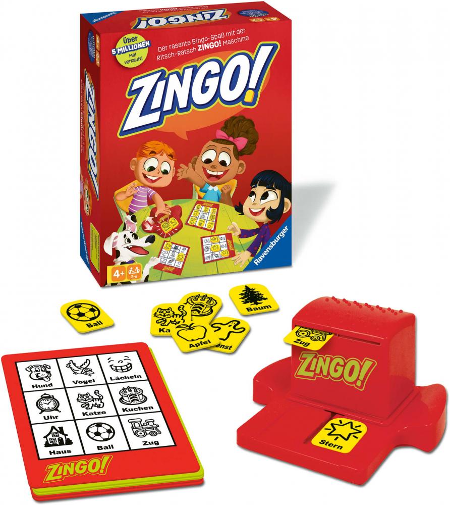 Ravensburger Kinderspiel Logikspiel Zingo! 22354