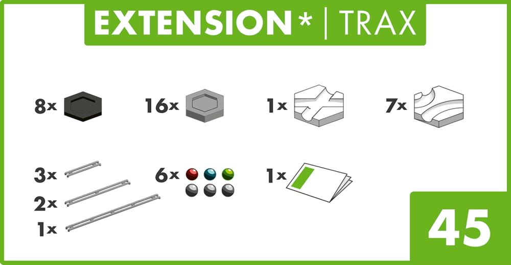 Ravensburger Kugelbahn GraviTrax CORE Extension Trax 22414