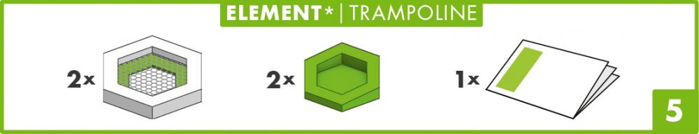 Ravensburger Kugelbahn GraviTrax CORE Element Trampoline 22417