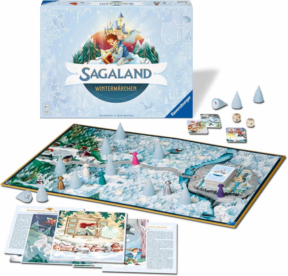 Ravensburger Familienspiel Merkspiel Sagaland Wintermärchen 22460