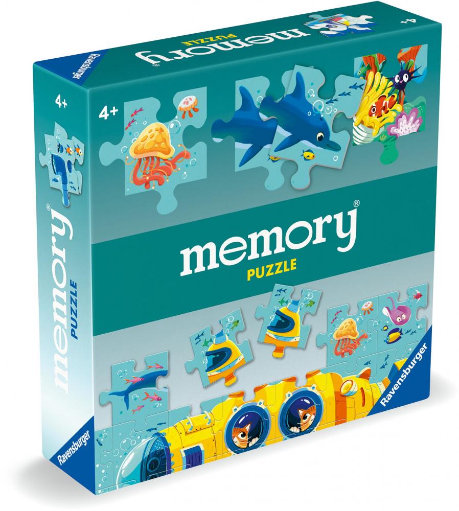 80 Karten Ravensburger Kinderspiel Kartenlegespiel memory Puzzle Unterwasserwelt 22461