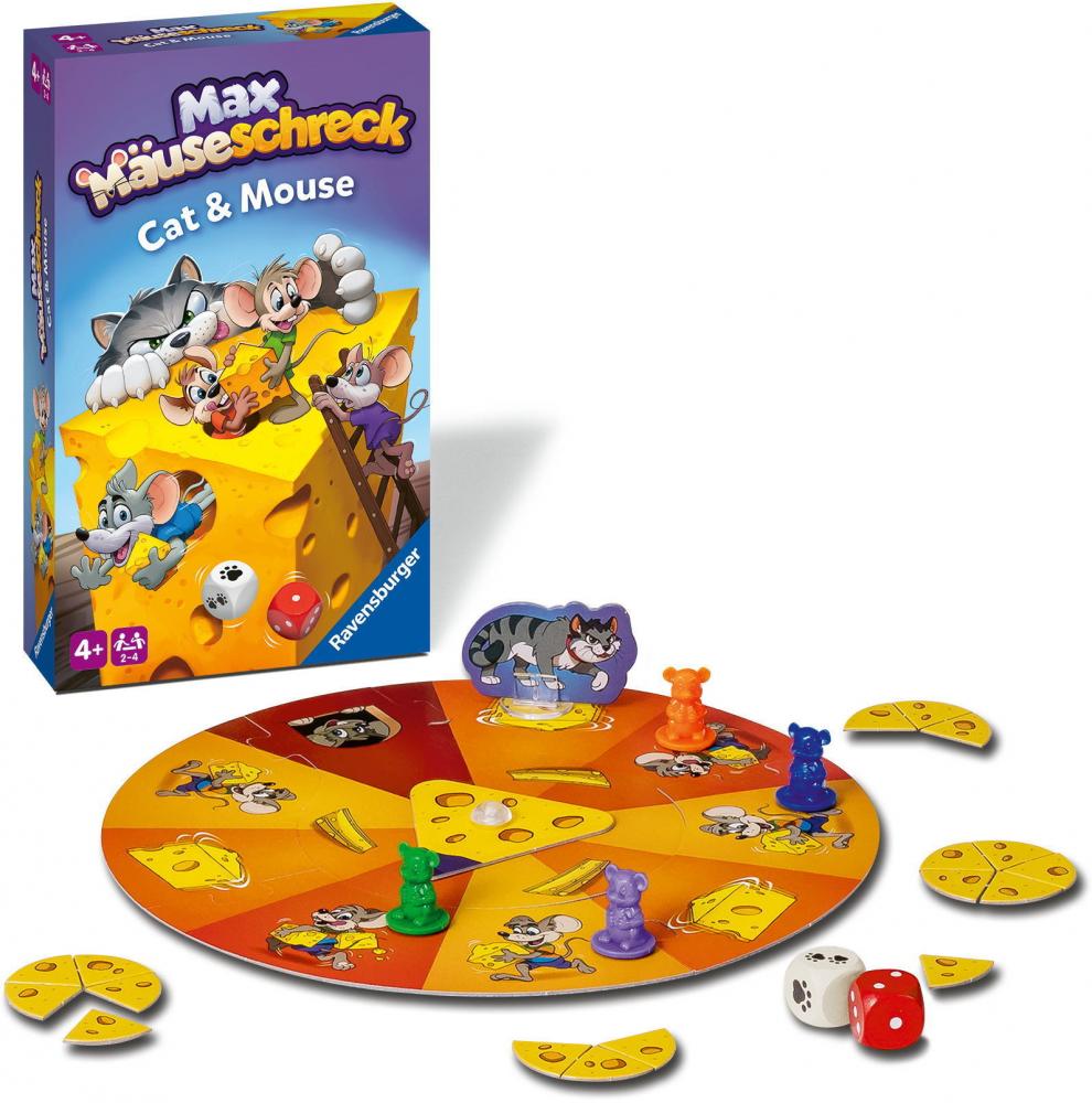 Ravensburger Mitbringspiel Würfelspiel Max Mäuseschreck 22466