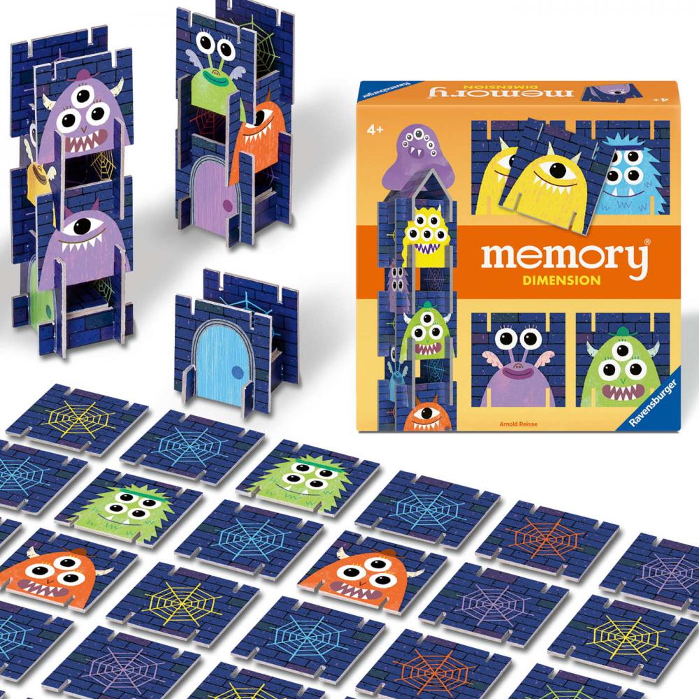 50 Karten Ravensburger Kinderspiel Kartenlegespiel memory Dimension 22467