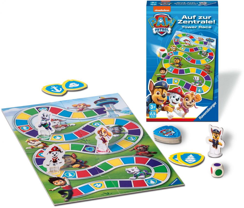 Ravensburger Mitbringspiel Wettlaufspiel Paw Patrol - Auf zur Zentrale! 22671