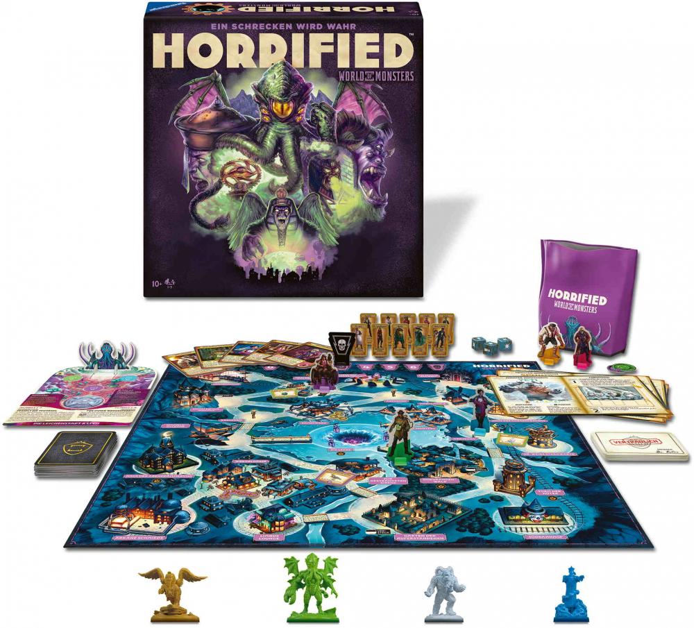 Ravensburger Familienspiel Strategiespiel Horrified World of Monsters 22892