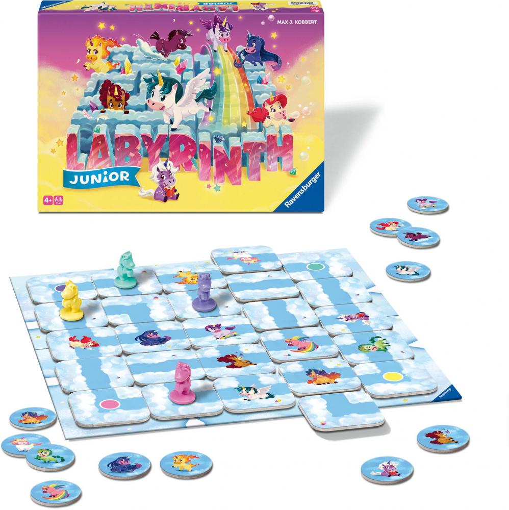 Ravensburger Kinderspiel Such- und Schiebespiel Labyrinth Einhorn Junior 23046