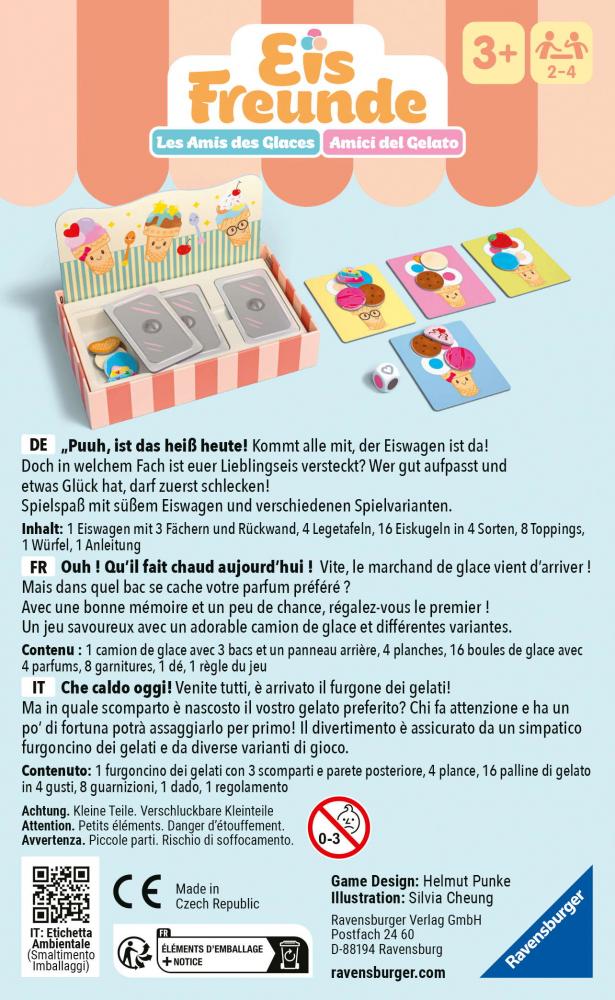 Ravensburger Mitbringspiel Merk- und Sammelspiel EisFreunde 23048