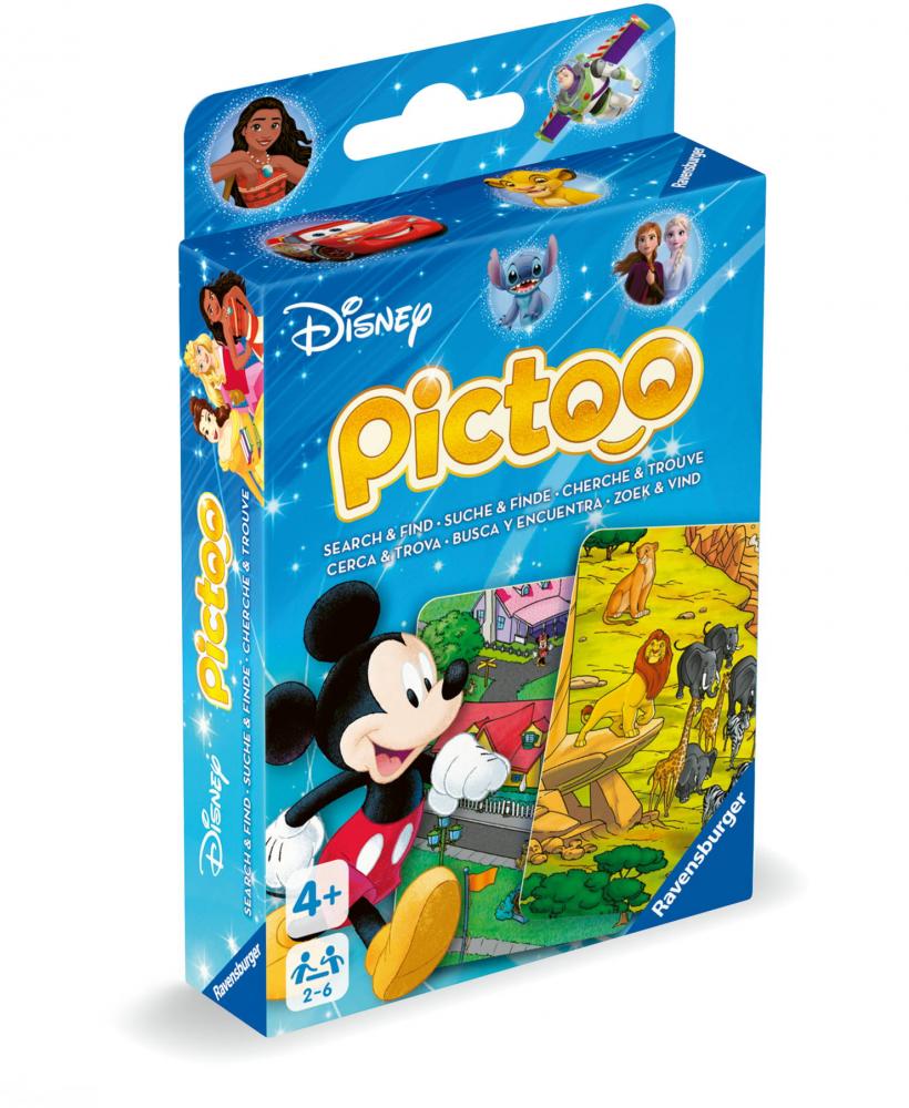 Ravensburger Kartenspiel Wettlaufspiel Pictoo Disney 23478