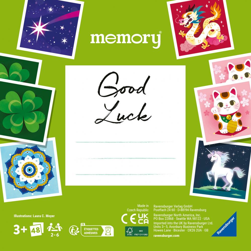 48 Karten Ravensburger Kinderspiel Kartenlegespiel memory moments Good Luck 23488