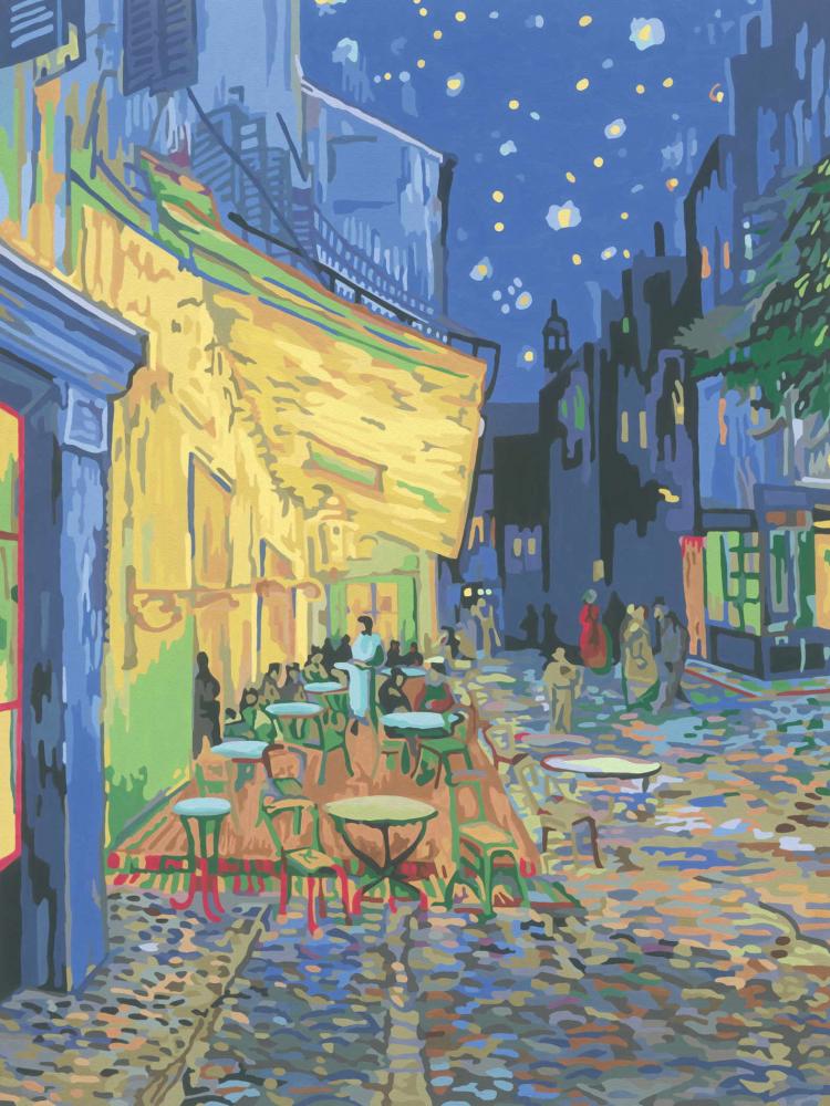 Ravensburger Malen nach Zahlen CREART Premium Serie B ART Collection Café Terrace Van Gogh 23519