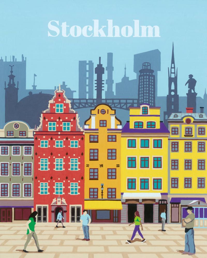 Ravensburger Malen nach Zahlen CREART Trend Serie Colorful Stockholm 23520