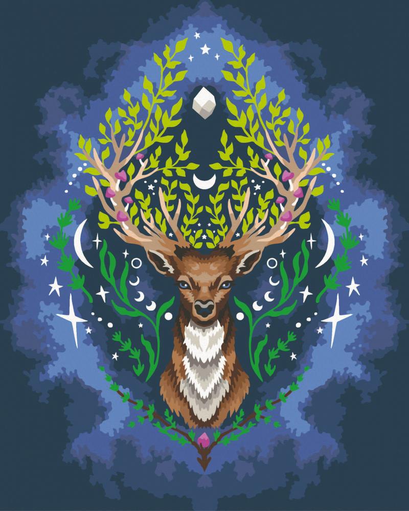 Ravensburger Malen nach Zahlen CREART Trend Serie C Pixie Cold Mystic Deer 23640