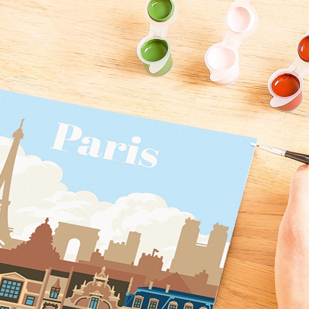 Ravensburger Malen nach Zahlen CREART Trend Serie C Colorful Paris 23687