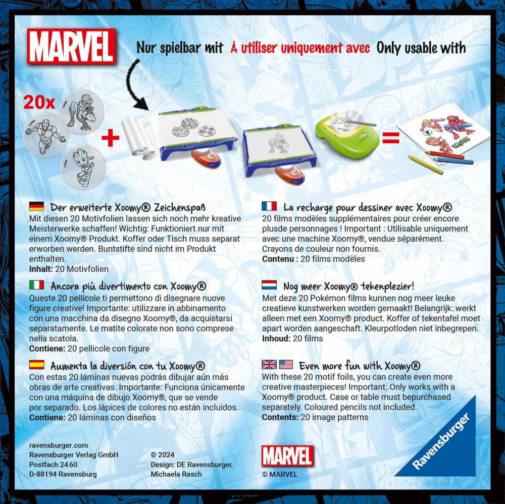 Ravensburger Creation Zeichnen Erweiterung Marvel für XOOMY Geräte 23698