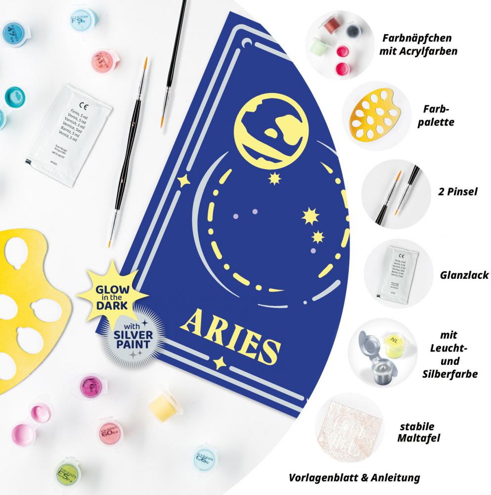 Ravensburger Malen nach Zahlen CREART Trend Serie D Sternzeichen (Zodiac Sign) Widder 23736