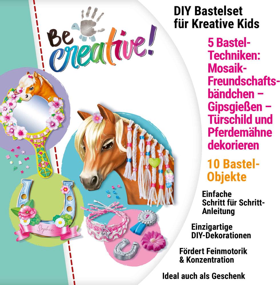 Ravensburger Creation kreative Grundtechniken Be Creative Bastelset Pferde 23751