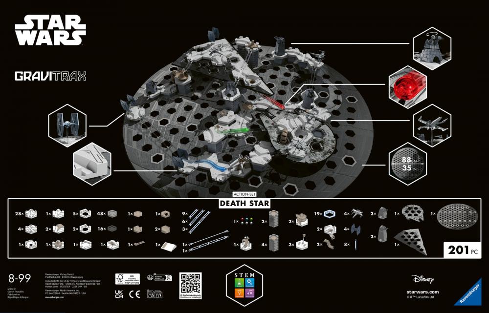 Ravensburger Kugelbahn GraviTrax Action-Set Star Wars Death Star 23860