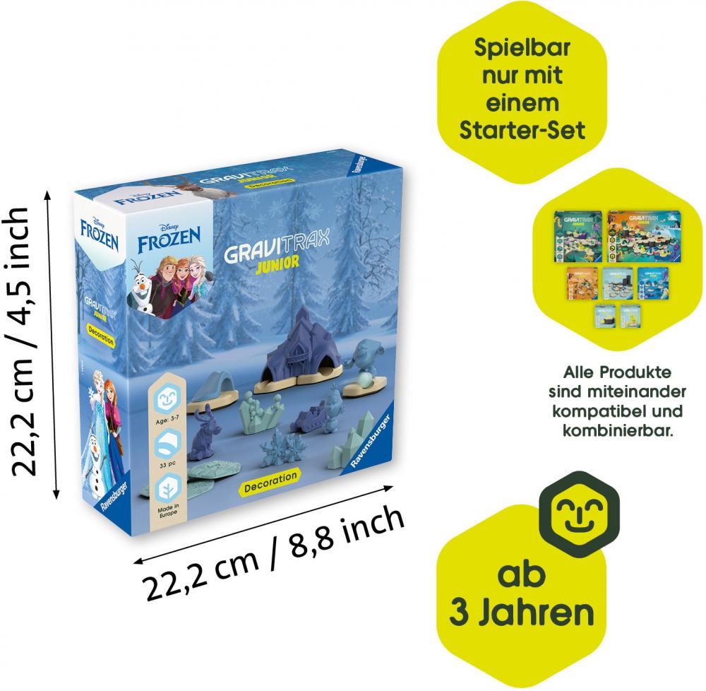 Ravensburger Kugelbahn GraviTrax JUNIOR Extension Disney Frozen 23861