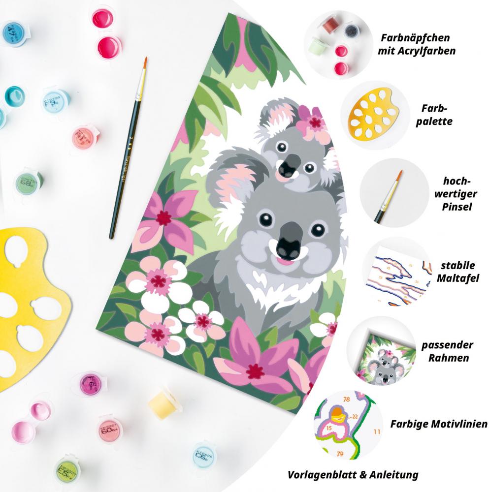 Ravensburger Malen nach Zahlen CREART Trend Serie D Koala Cuties 23936