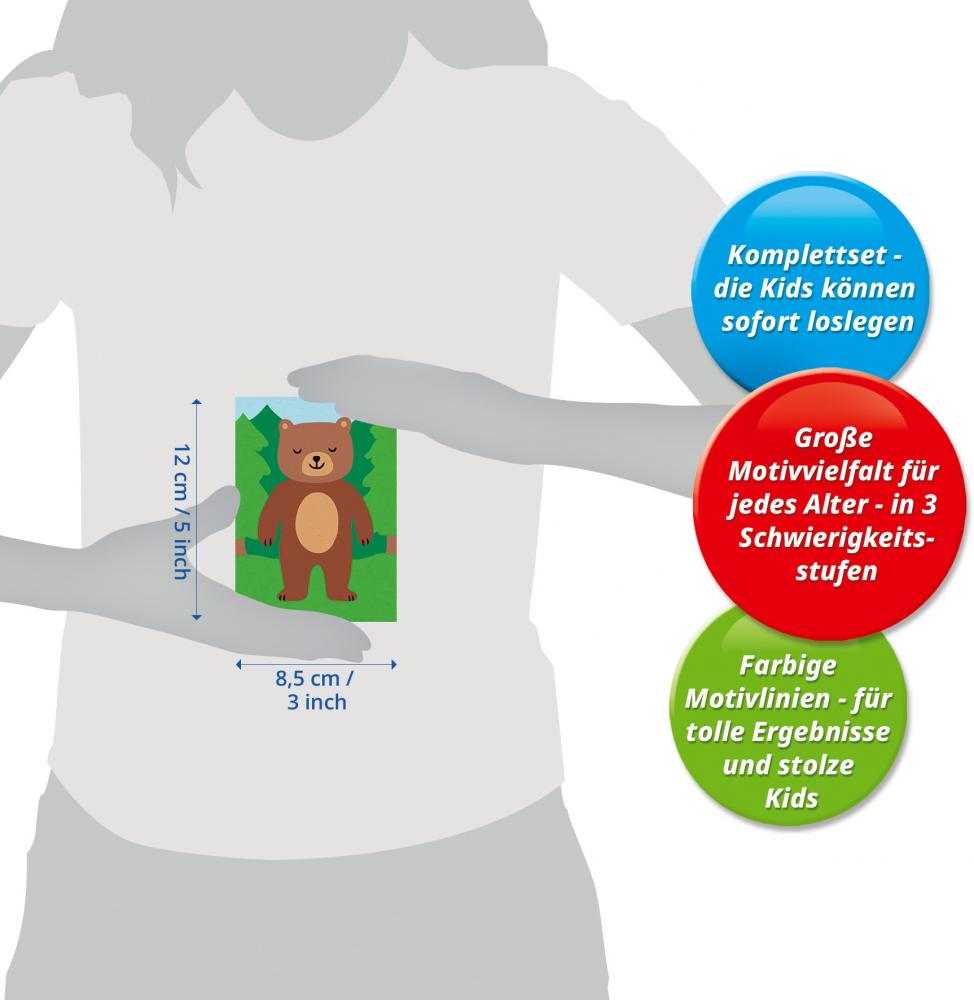 Ravensburger Malen nach Zahlen CREART Serie F Kleiner Bär 23987