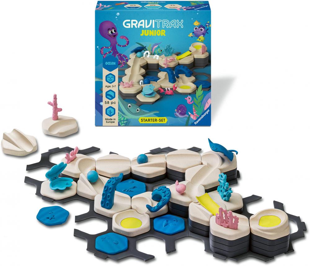 Ravensburger Kugelbahn GraviTrax Junior StarterSet S Ocean 24584