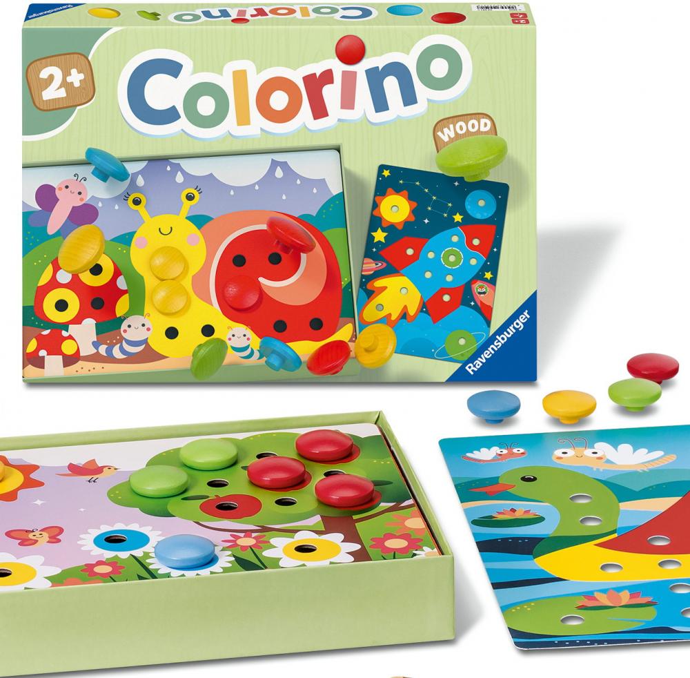 Ravensburger Kinderspiel Farbzuordnungsspiel Mein Holz Colorino 24591