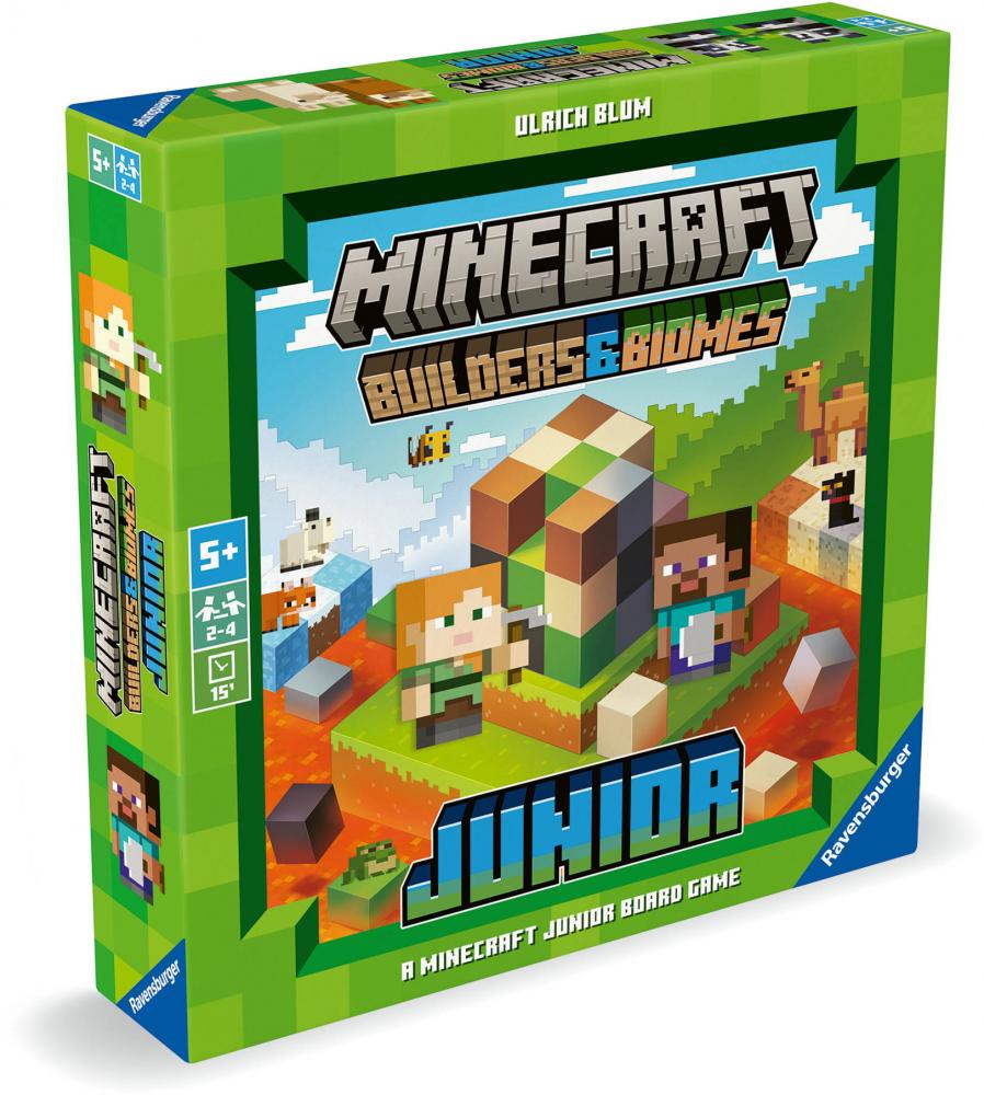 Ravensburger Kinderspiel Strategiespiel Minecraft Builders & Biomes Junior 24615