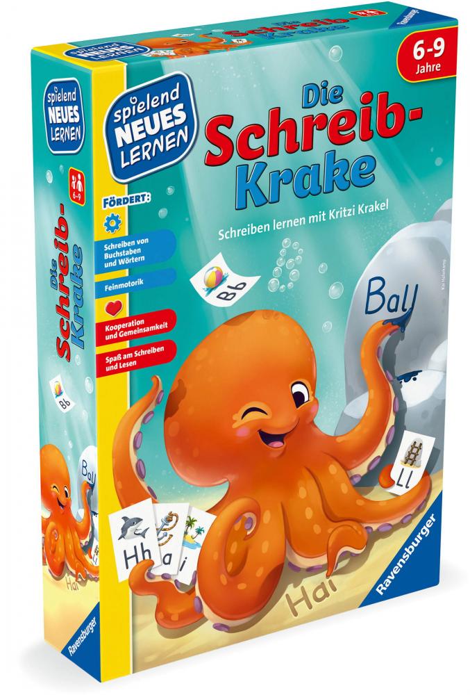 Ravensburger Spielend Neues Lernen Lernspiel Die Schreib Krake 24683