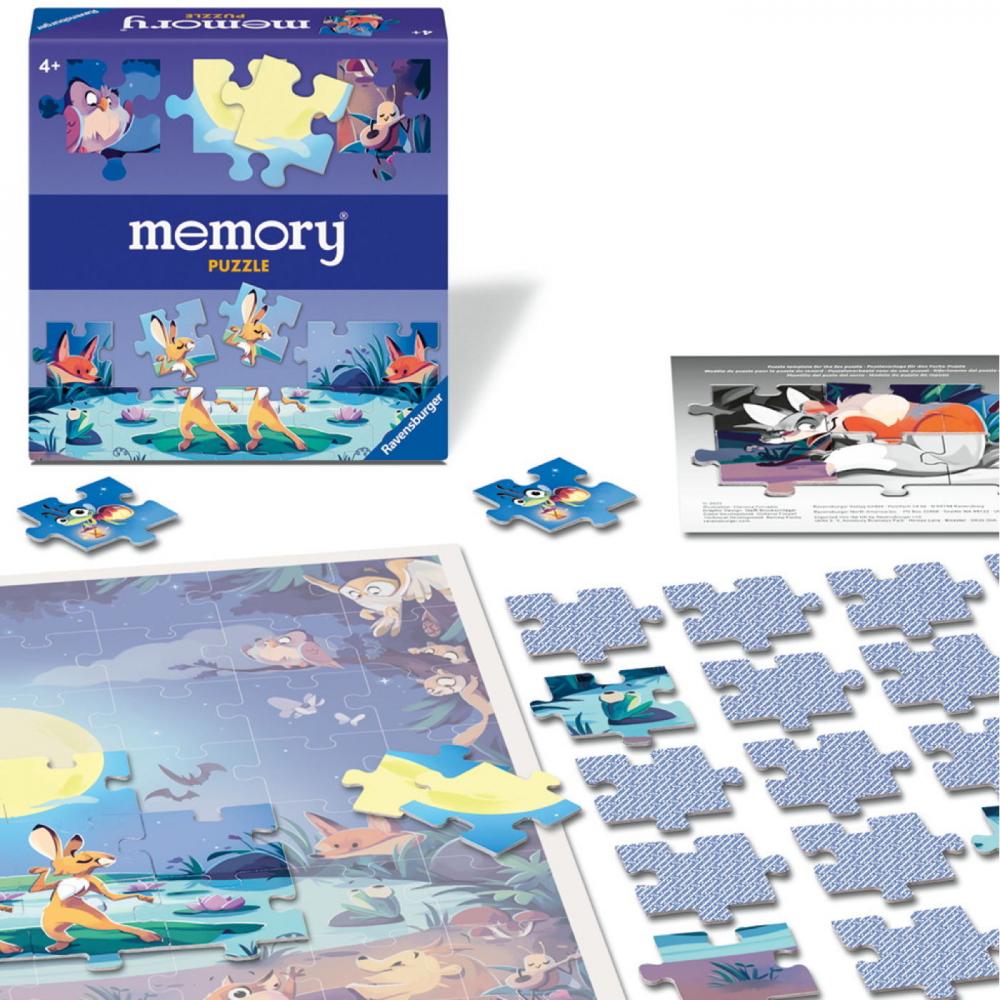 80 Karten Ravensburger Kinderspiel Kartenlegespiel memory Puzzle Tiere am Teich 24690