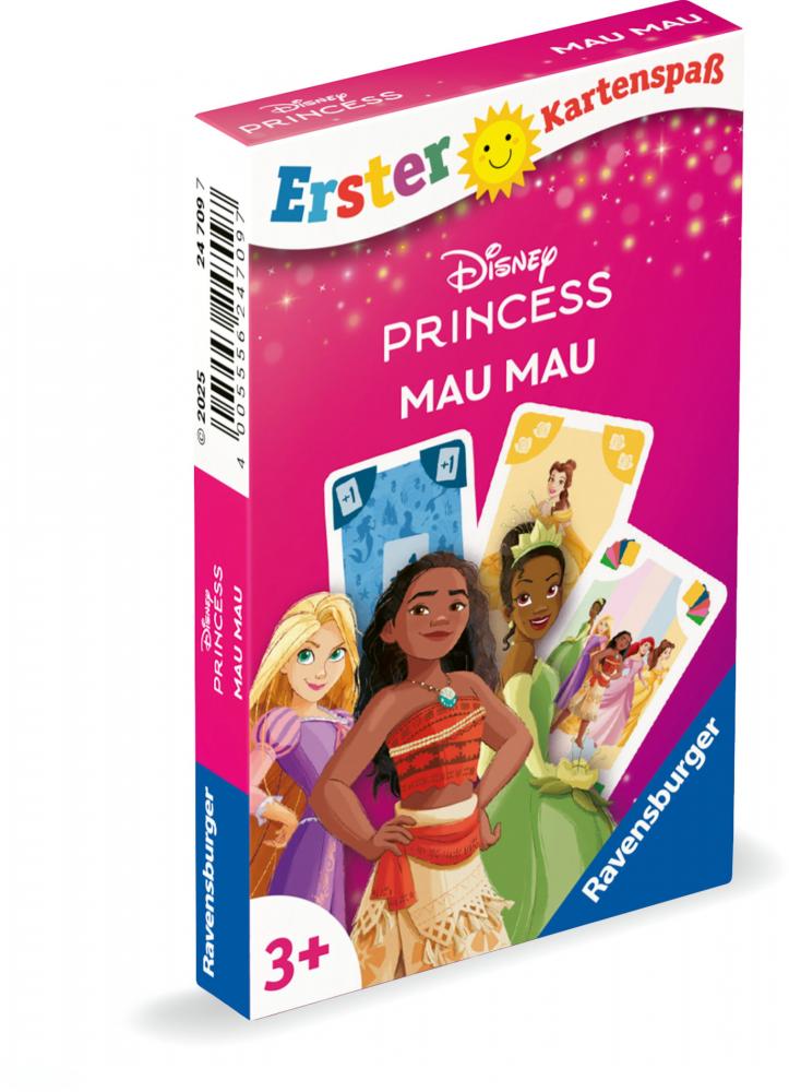 32 Blatt Ravensburger Kinder Kartenspiel Erster Kartenspaß Disney Princess Mau Mau 24709