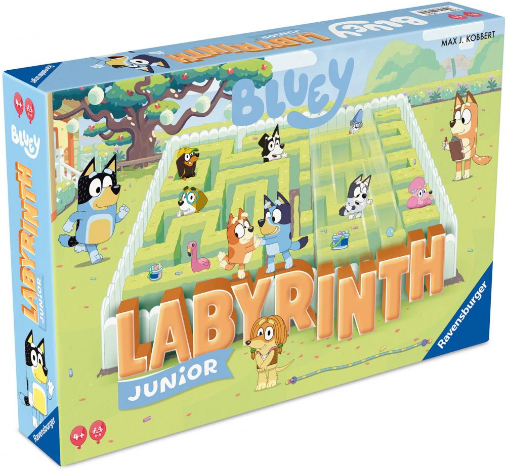 Ravensburger Kinderspiel Such- und Schiebespiel Labyrinth Bluey Junior 24711