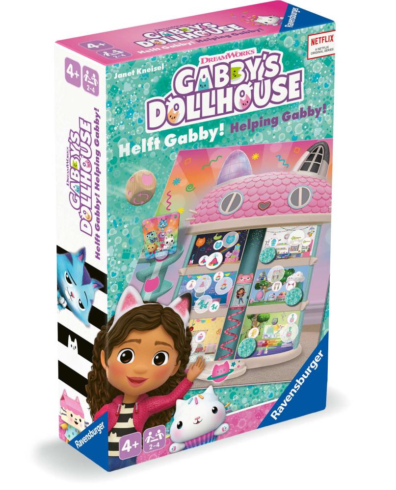 Ravensburger Mitbringspiel Such- und Merkspiel Gabby's Dollhouse Helft Gabby! 24724