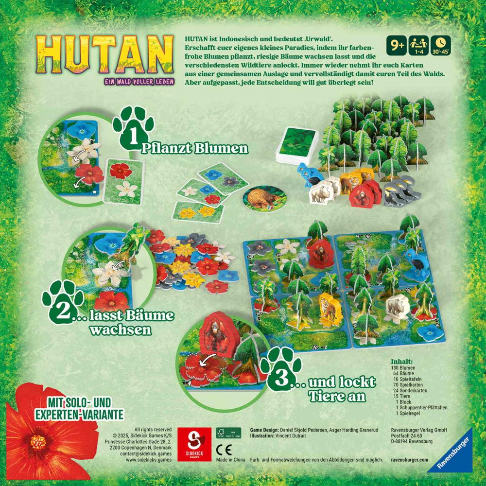 Ravensburger Familienspiel Legespiel Hutan 24747