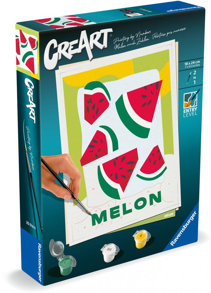 Ravensburger Malen nach Zahlen CREART Trend Serie D Adults Trend Melonen 25516