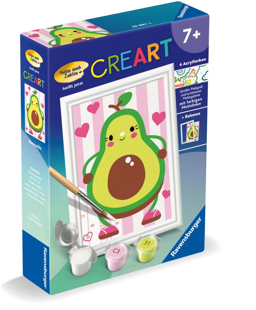 Ravensburger Malen nach Zahlen CREART Serie F Avocado 25881