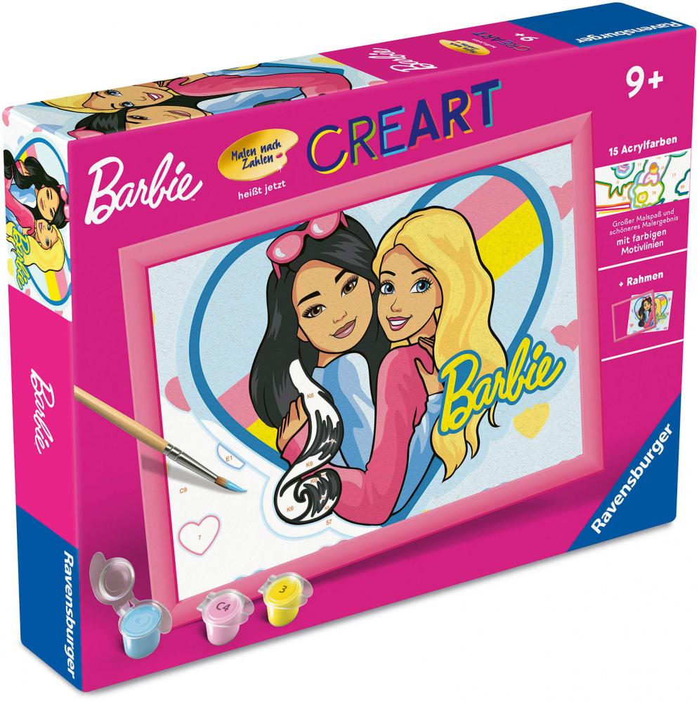 Ravensburger Malen nach Zahlen CREART Serie D Character Barbie Duo 25891