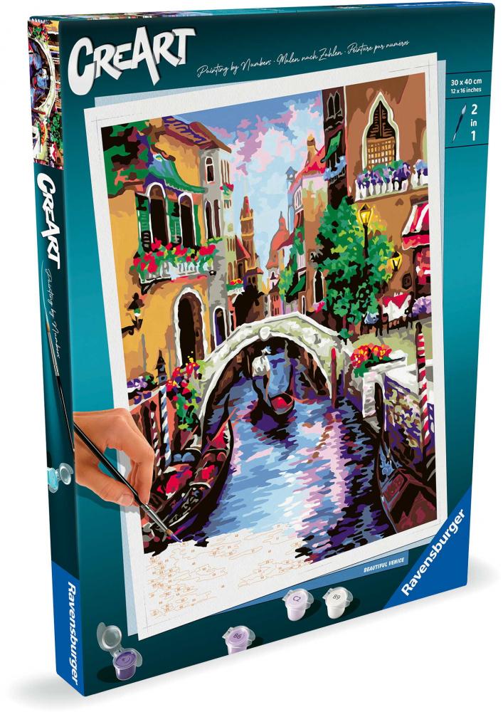 Ravensburger Malen nach Zahlen CREART Premium Serie B Adults Premium Zauberhaftes Venedig 25964