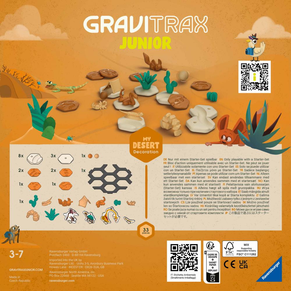 Ravensburger Kugelbahn GraviTrax JUNIOR Extension Desert 27076