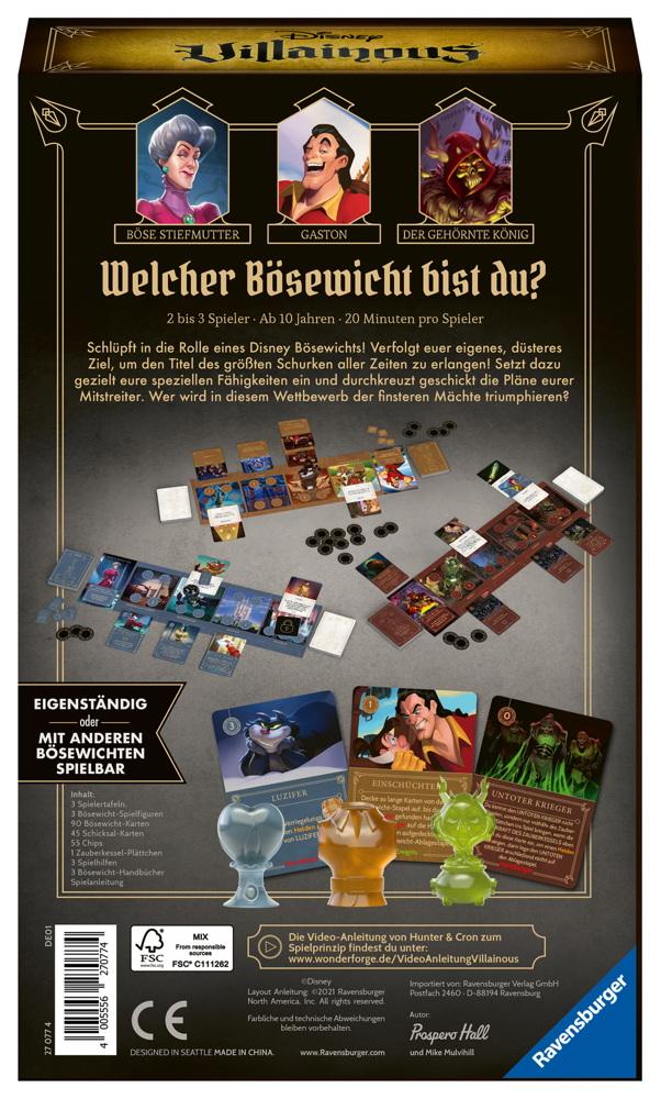 Ravensburger Familienspiel 4. Erweiterung Disney Villainous Böse Machenschaften! 27077