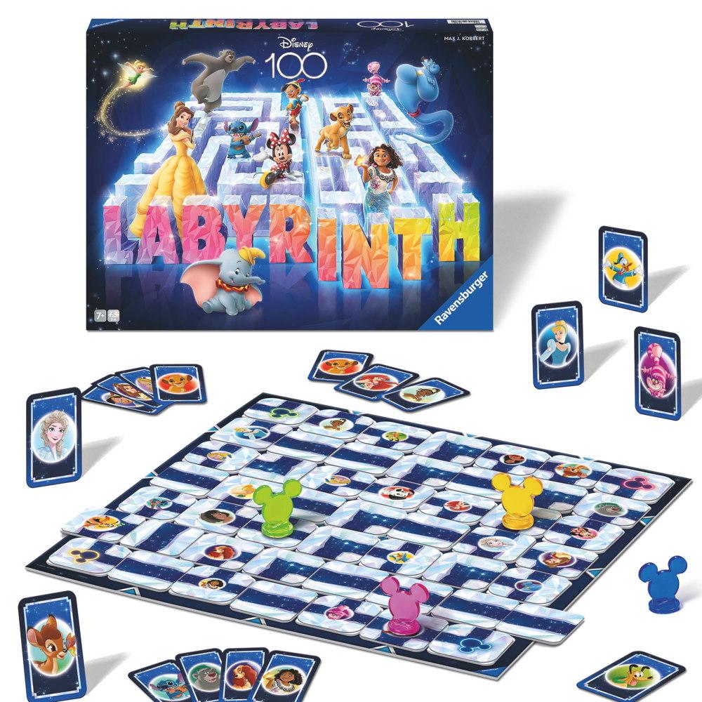 Ravensburger Familienspiel Such- und Schiebespiel Labyrinth Disney 100 27460