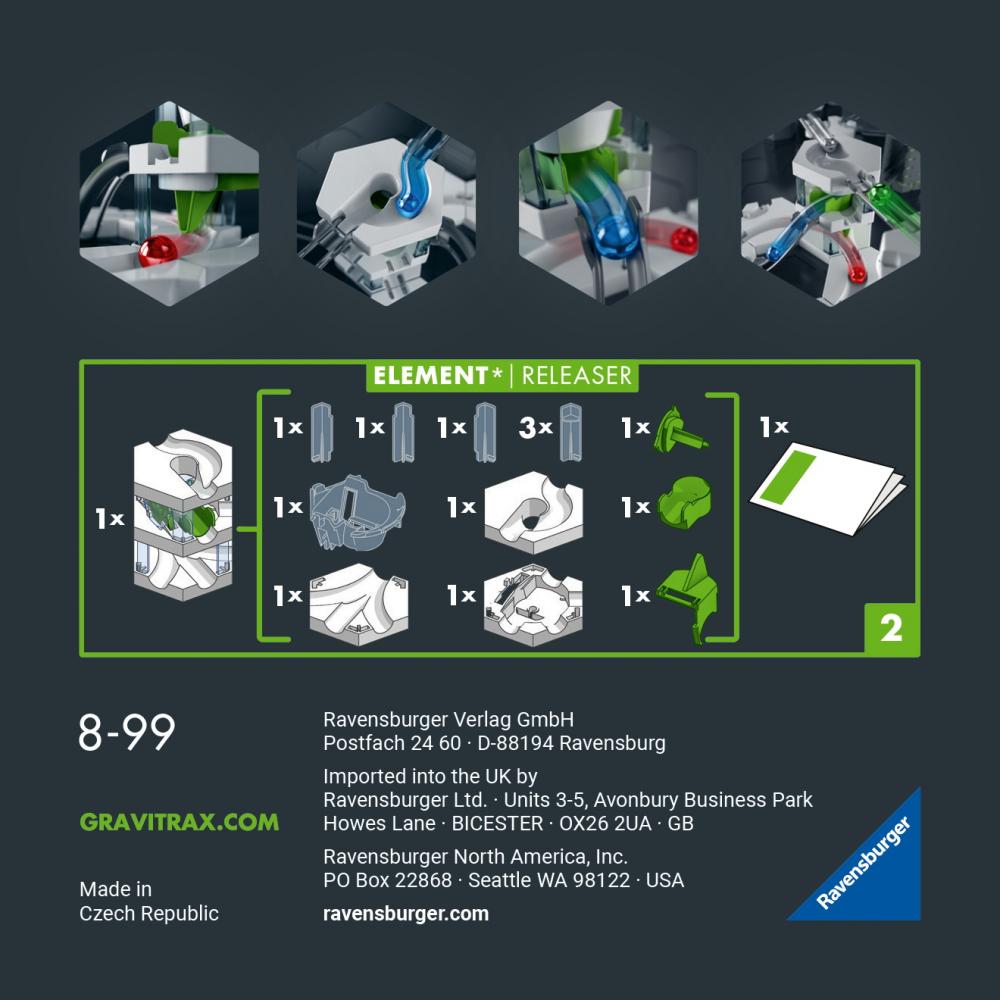 Ravensburger Kugelbahn GraviTrax PRO Element Releaser 27486