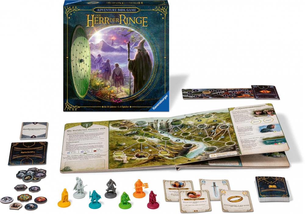 Ravensburger Familienspiel Strategiespiel Der Herr der Ringe Adventure Book Game 27533