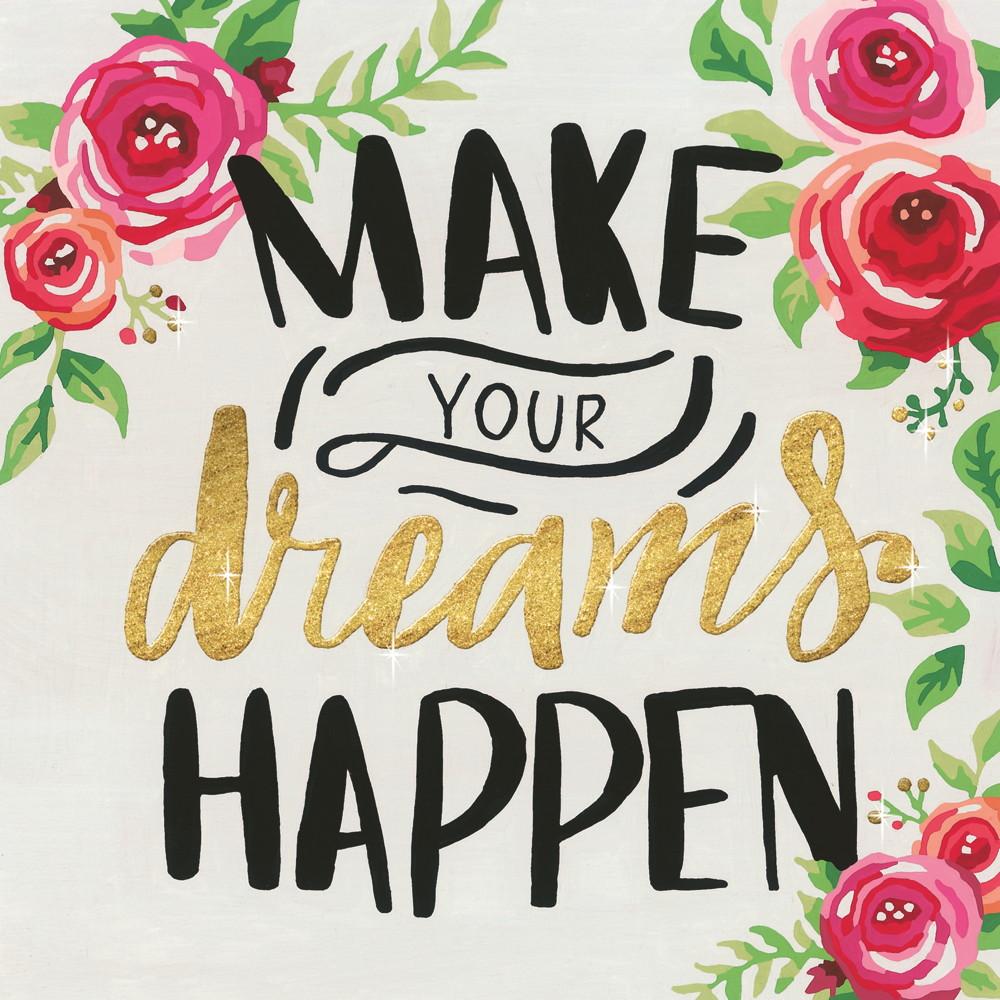 Ravensburger Malen nach Zahlen CREART Trend Serie Quadratisch Make your dreams happen 29028