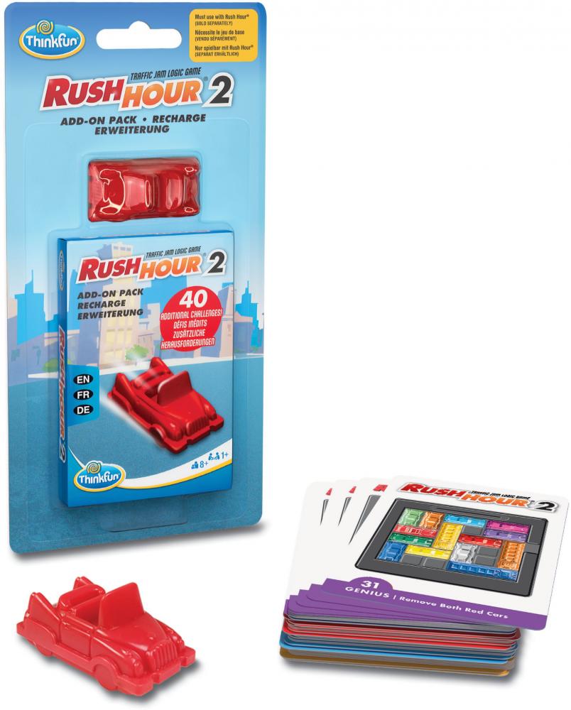 Thinkfun Familienspiel Logikspiel Rush Hour 2 Eine Erweiterung 76614