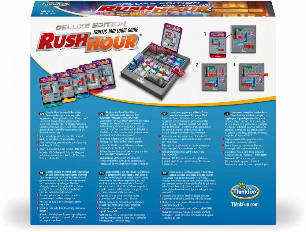 Thinkfun Familienspiel Logikspiel Rush Hour Deluxe 76617