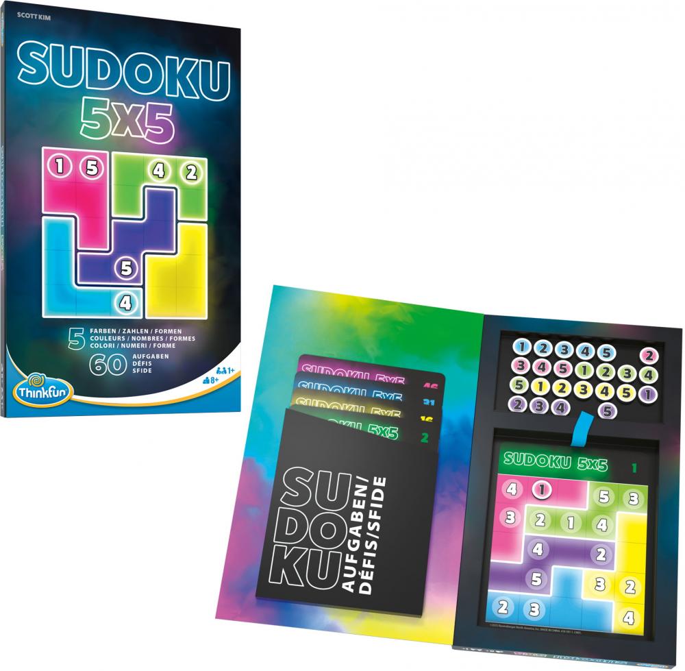 Thinkfun Familienspiel Logikspiel Sudoku 5x5 76634